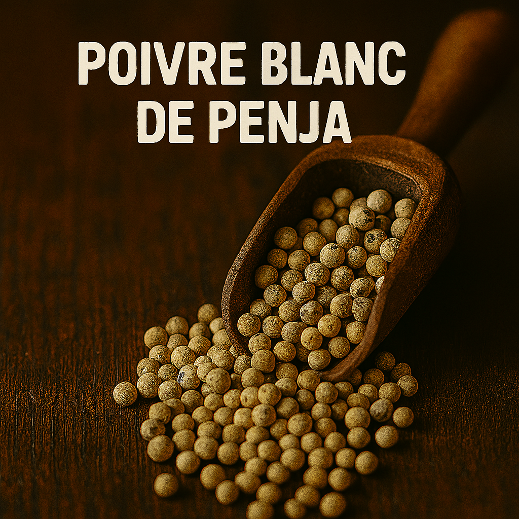 🧂🍽️ Poivre blanc de Penja IGP 100g