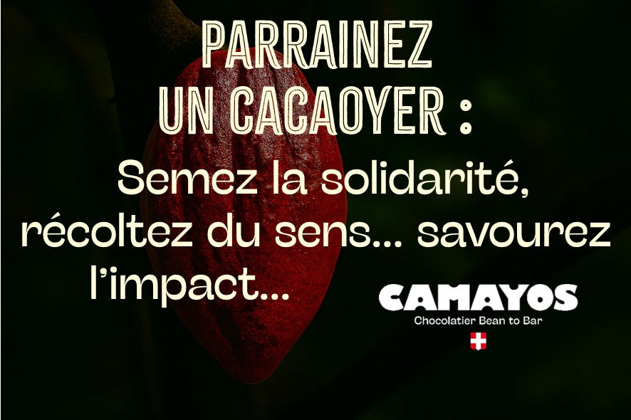 Parrainez un cacaoyer : semez la solidarité, récoltez du sens… et savourez l’impact.