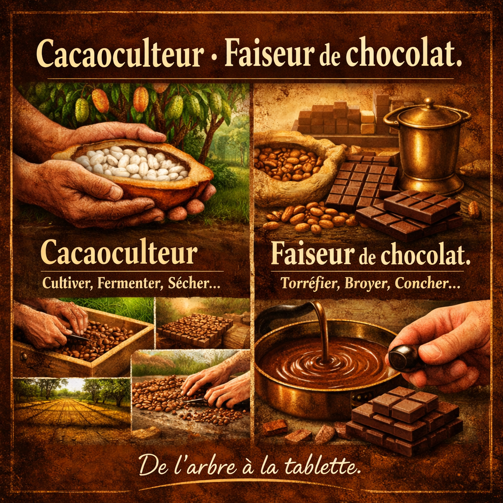 Notre métier: Cacaoculteur, Faiseur de chocolat