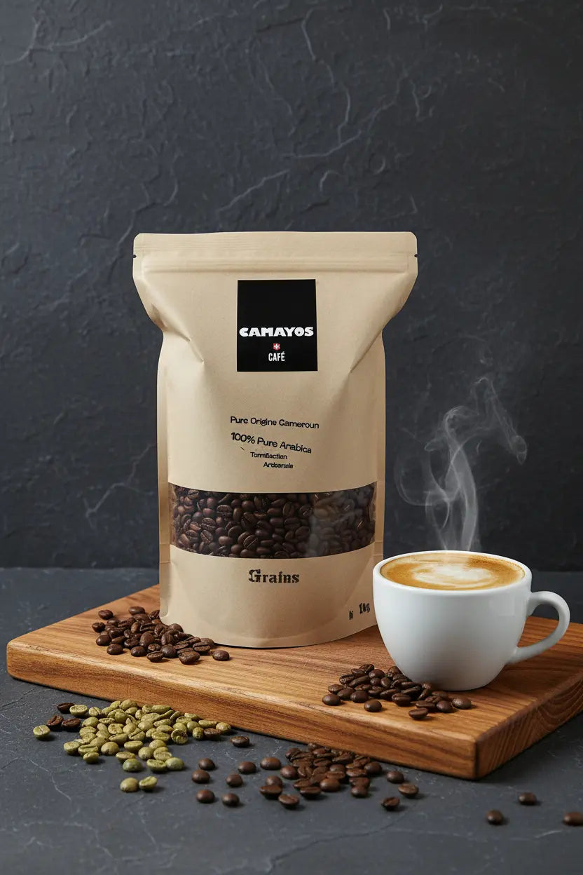 ☕🌿 Café pur Arabica Camayos – Origine Mbouda, Cameroun