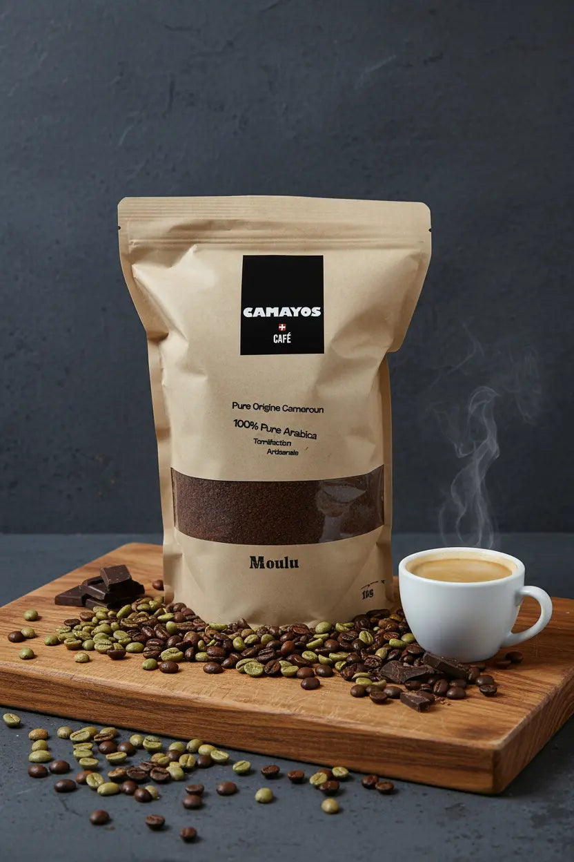 ☕🌿 Café pur Arabica Camayos – Origine Mbouda, Cameroun