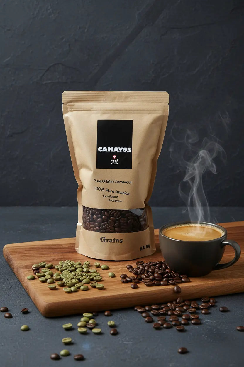 ☕🌿 Café pur Arabica Camayos – Origine Mbouda, Cameroun