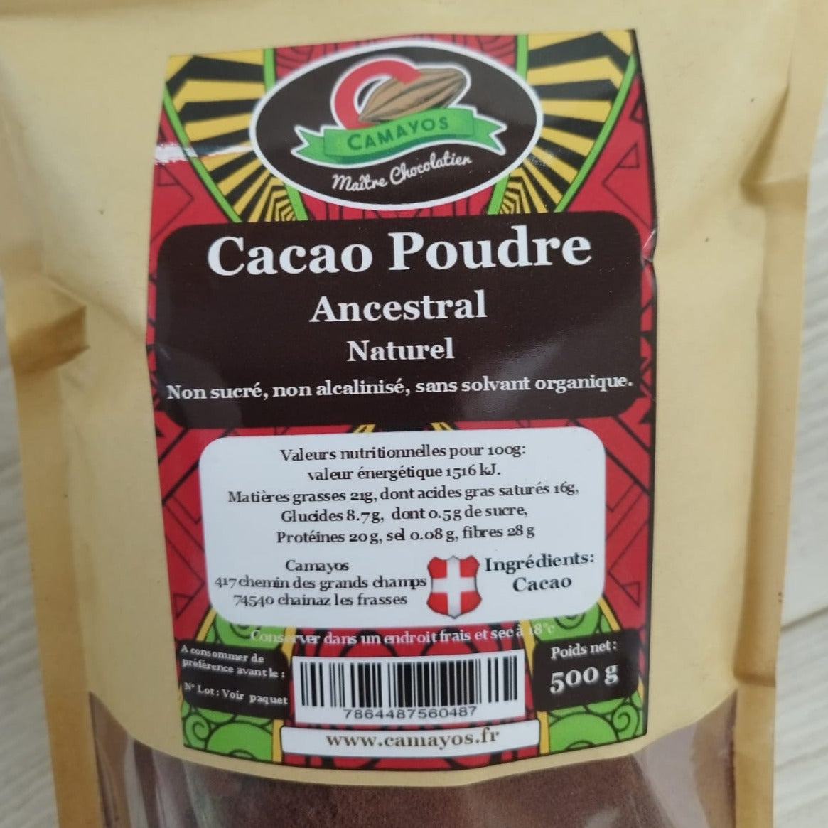 🍫 Cacao poudre Camayos – À l’état pur