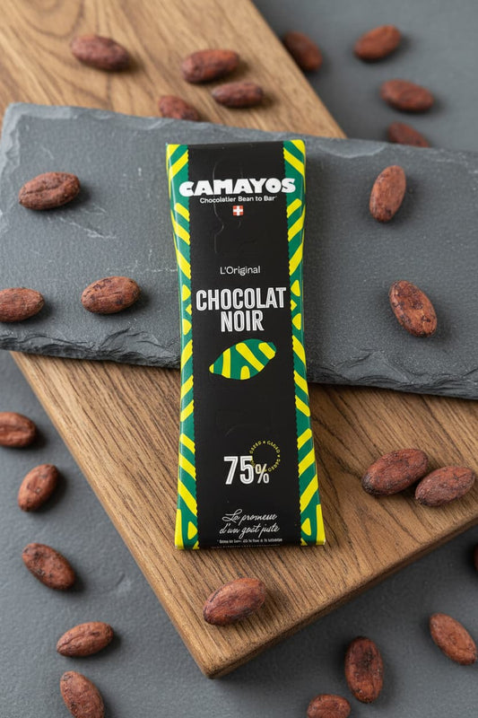 L'Original - 🍫🌍 Tablette Camayos – Chocolat noir 75% – 80g
