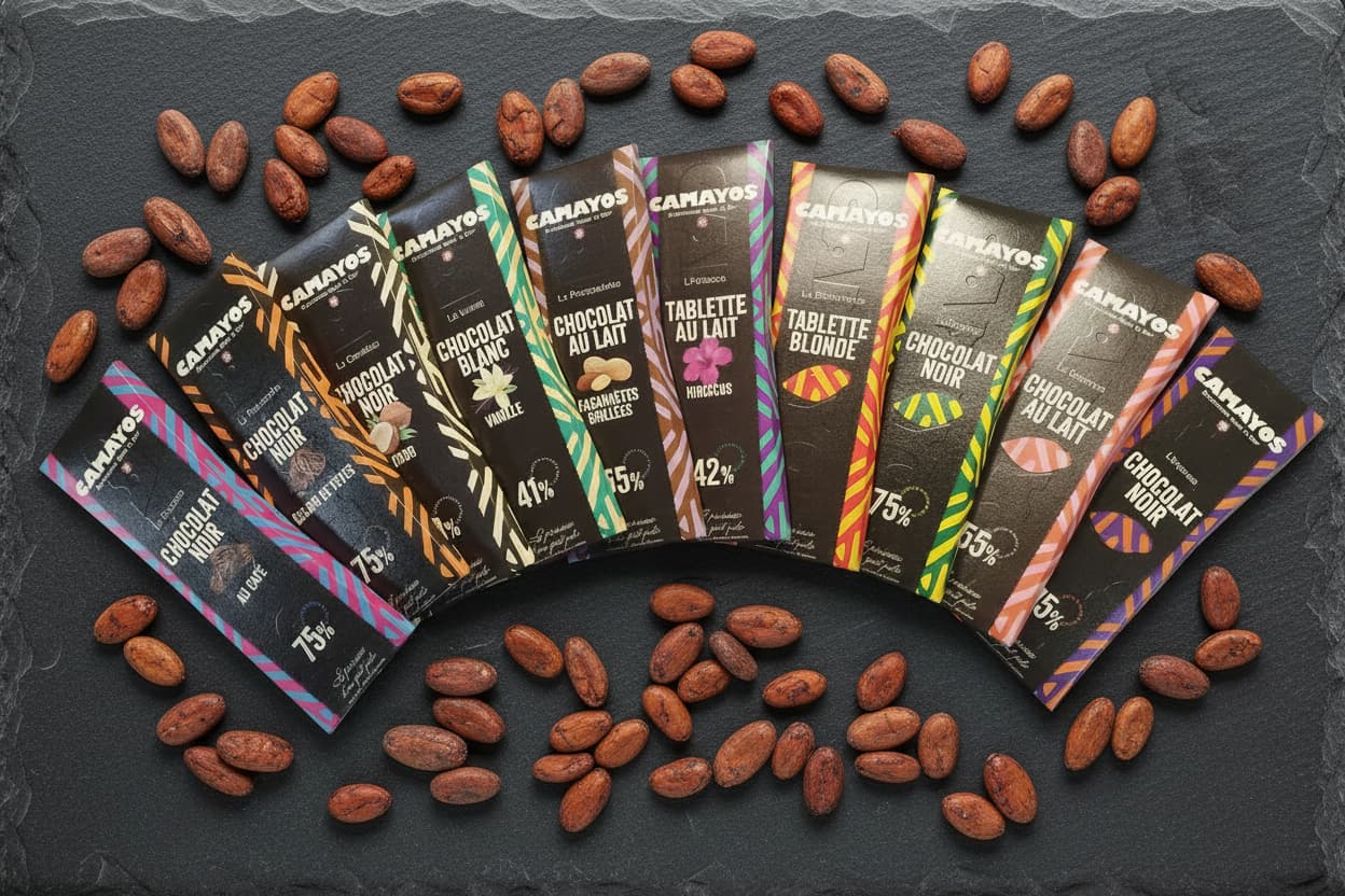 Le Patriarche - 🍫🕰️ Tablette Chocolat noir à l’ancienne 75% aux éclats de fèves de cacao