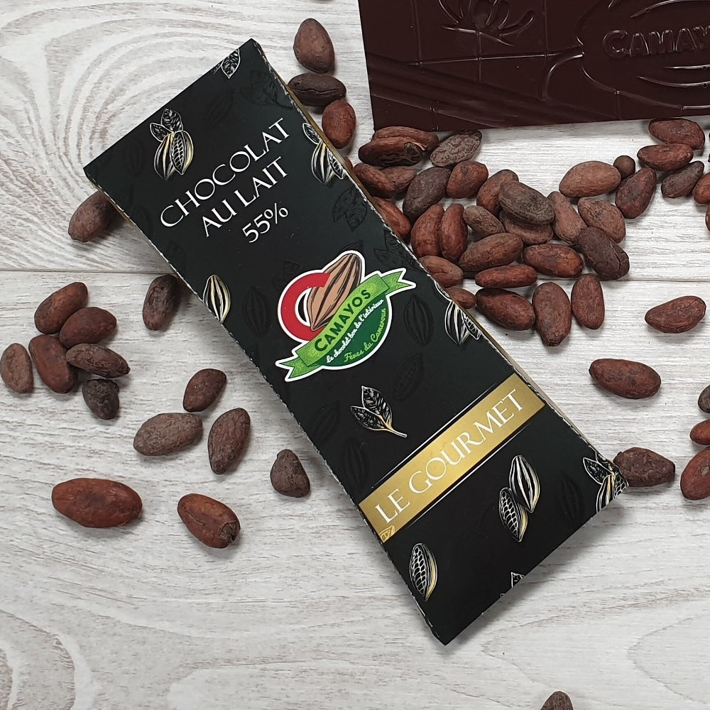 Le Gourmet - 🍫🥛 Tablette Camayos – Chocolat au lait 55% – 80g